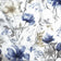 Katoenen stof - Blauwe hibiscus