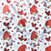 Katoenen stof - Kerstmannen verliefd wit