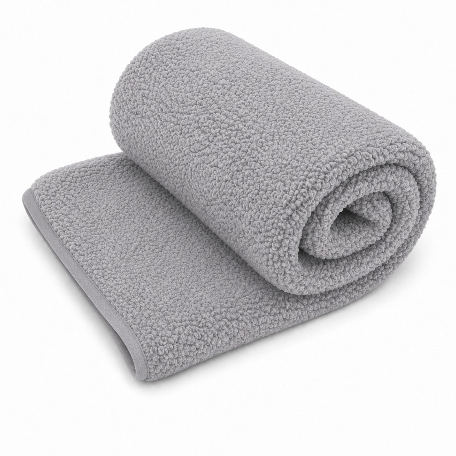 Gebreide schapenwollen bontstof - Beige