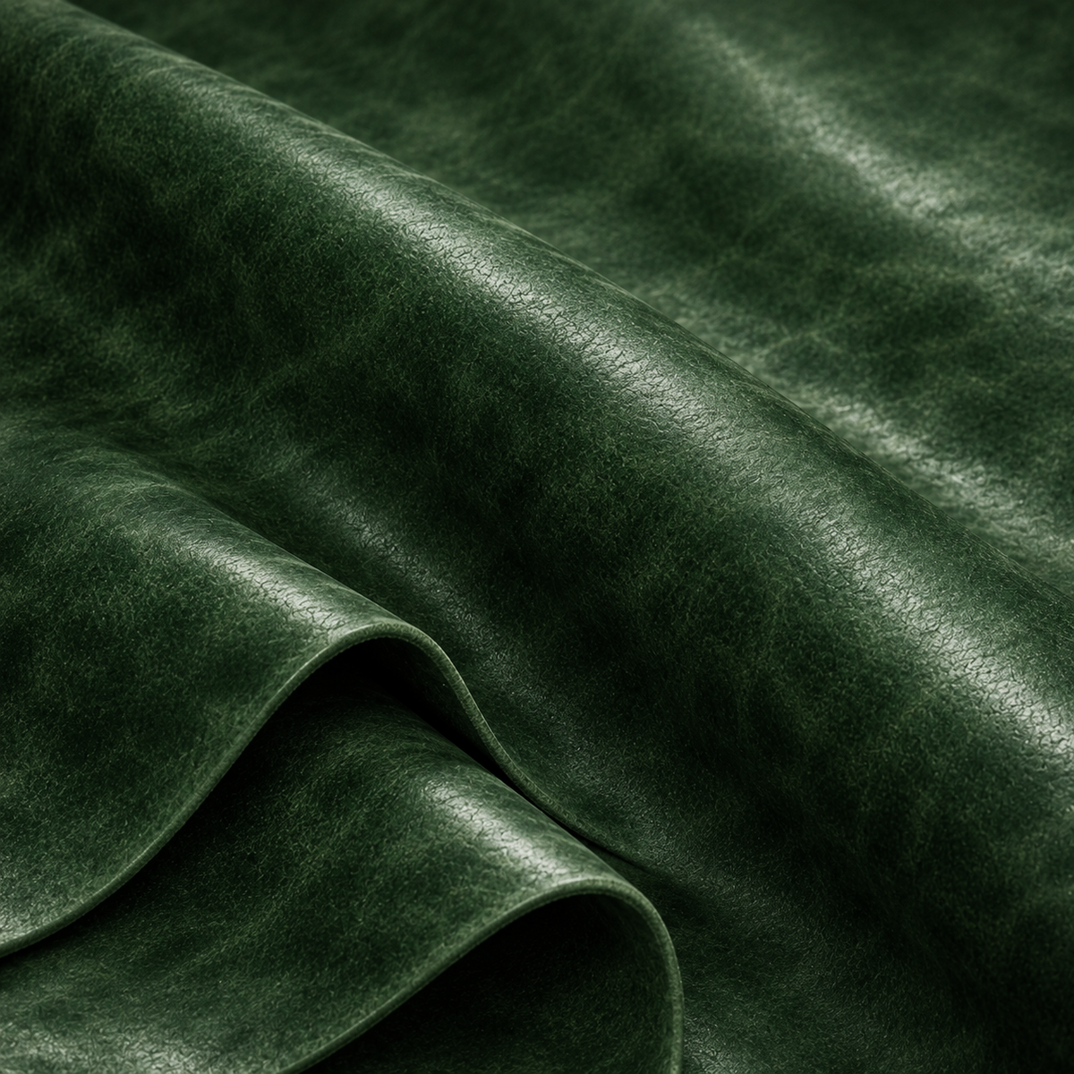 Echt rundleer voor meubelbekleding DUBAI VERDE - Flessengroen