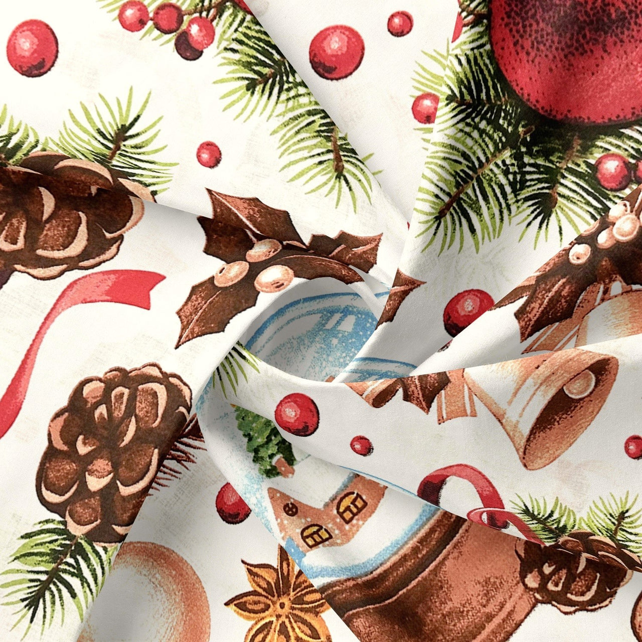 Cotton Fabric - Christmas Decor