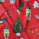 Katoenen stof - Kerst Notenkraker, Rood