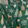 Katoenen stof - Kerstsfeer, groen