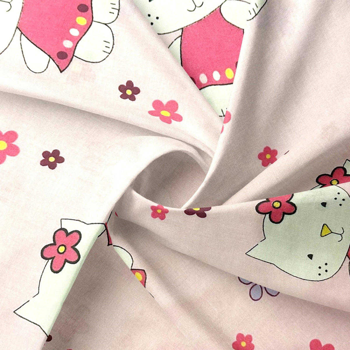 Cotton Fabric - Kitty