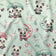 Katoenen stof - Pastel panda's