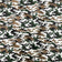 Katoenen stof - Kleine militaire bruine camouflage