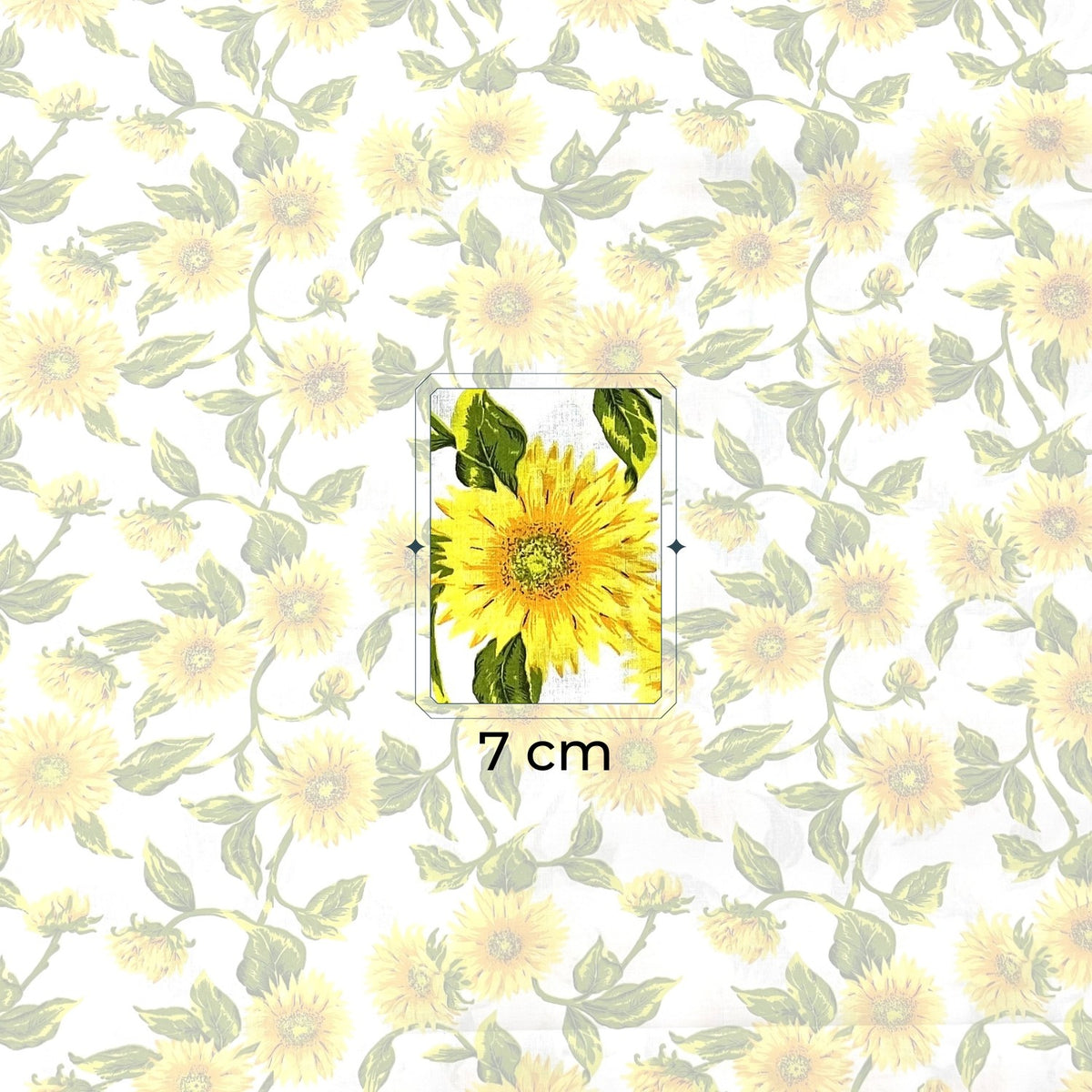 Cotton Fabric - Sunflowers