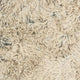 Gebreide shaggy stof - beige