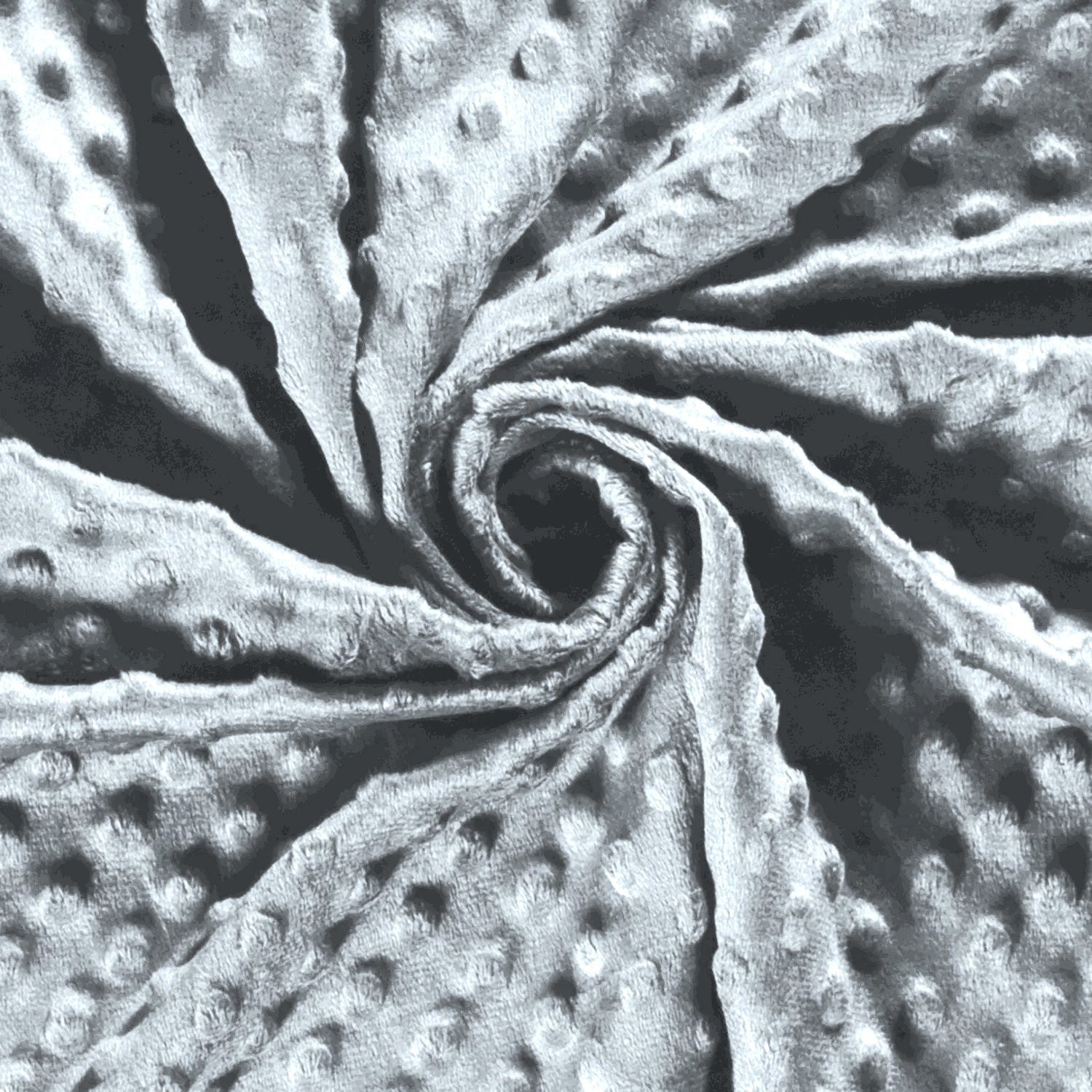 Minky Fabric 300 g - Light Grey