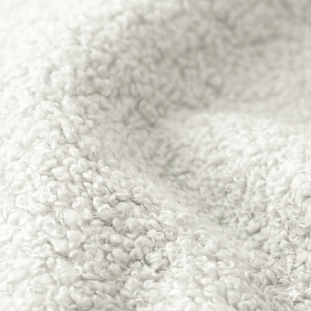 Meubelstof NOW OR NEVER RECYCLED Velours - Wit