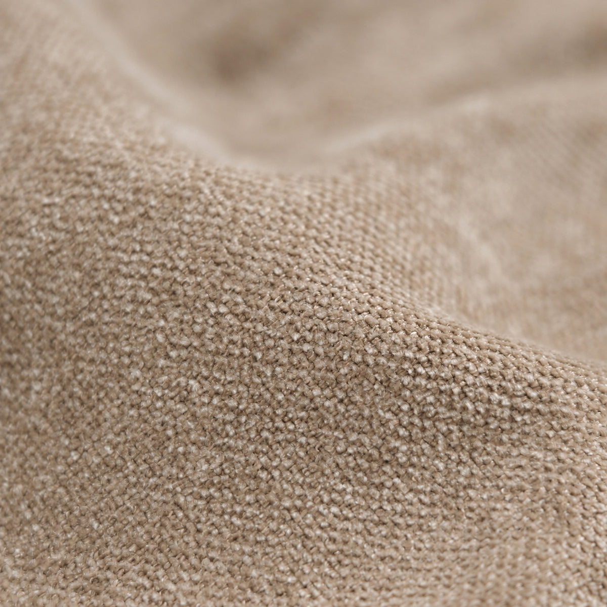 Chenille meubelstof STORM - Latte