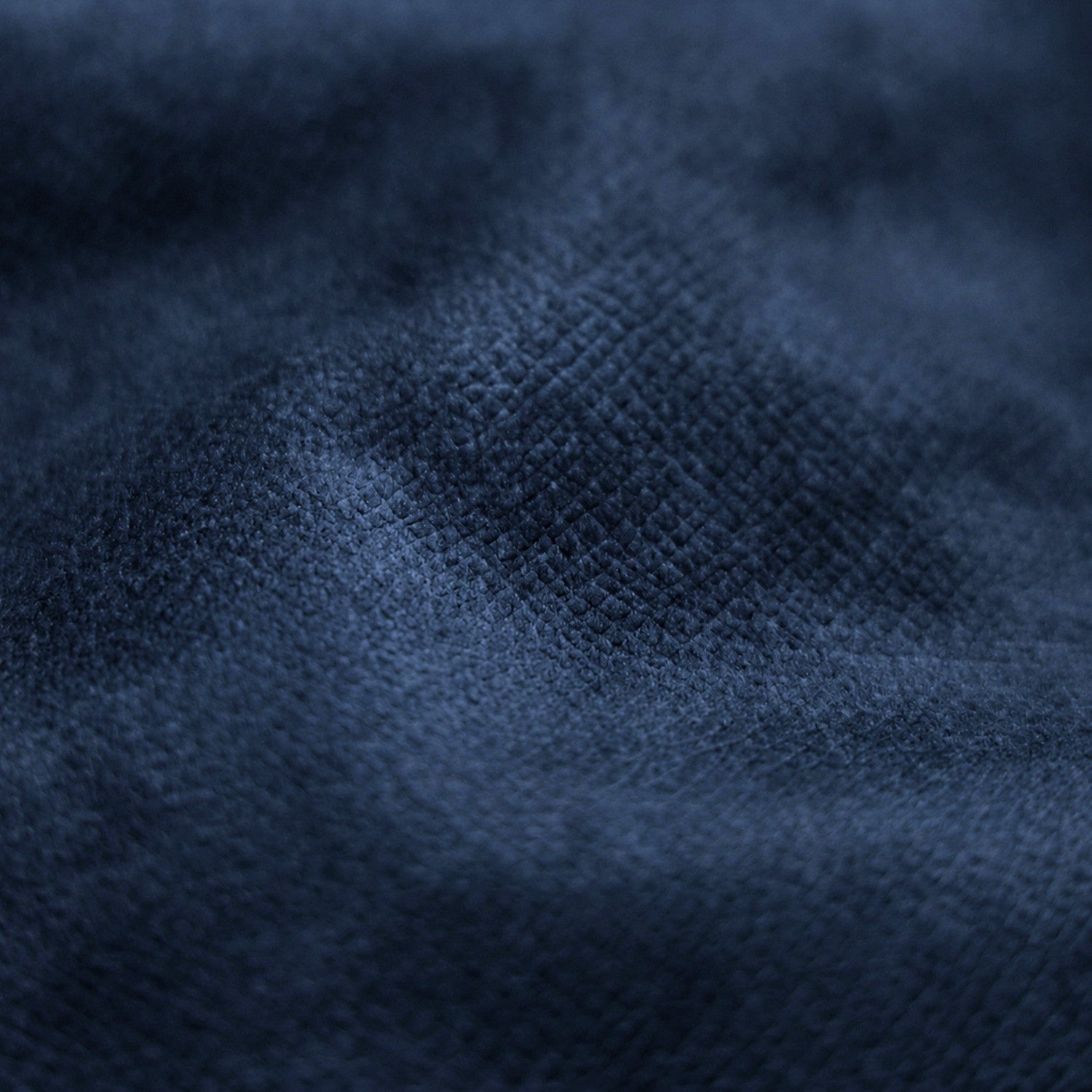 Meubelstof TERRA Velours - Donker Marineblauw