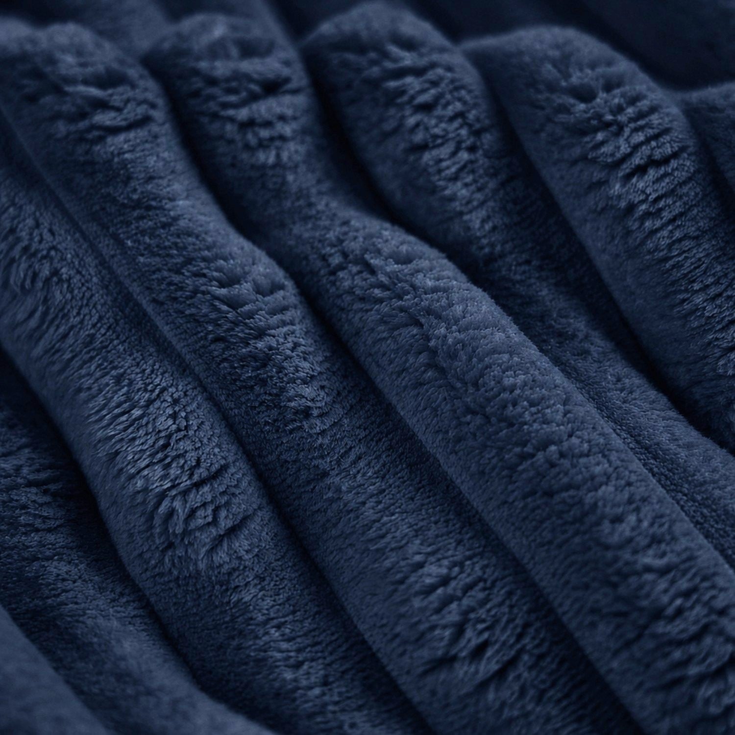 Meubelstof TILIA Velours - Marineblauw