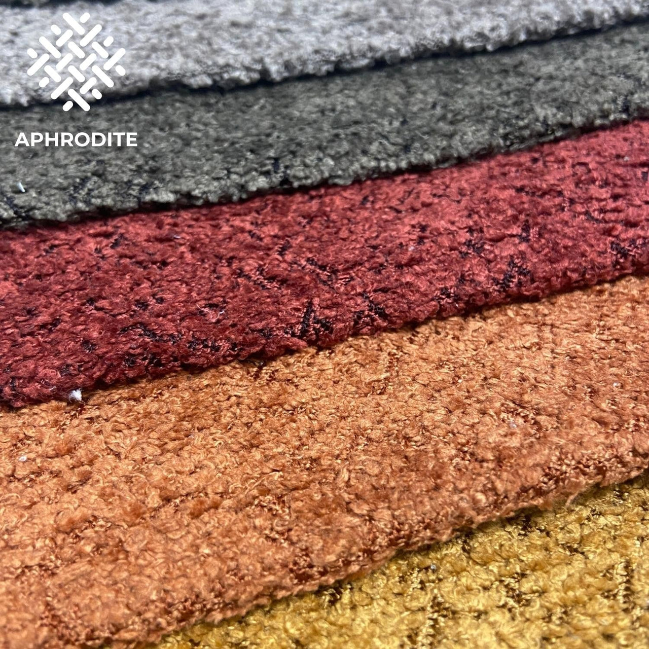 Upholstery Fabric APHRODITE Velour - Mustard