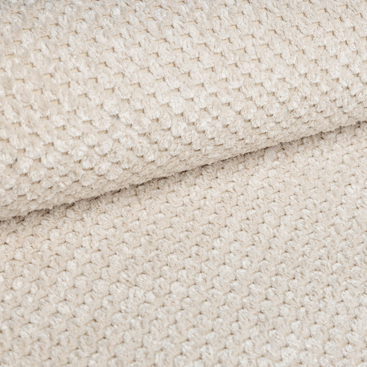 Upholstery Fabric DOT I Velour - Ecru