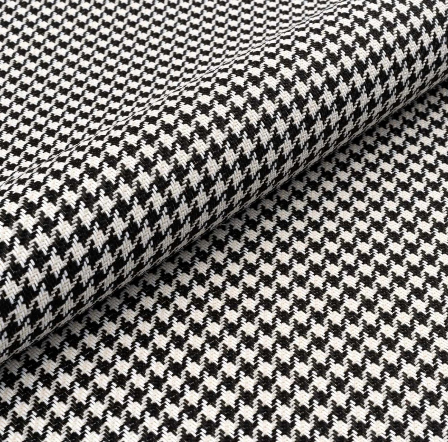 Upholstery Fabric Houndstooth - Black
