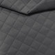 Meubelstof Gewatteerd PU Leer Diamant 5x5 - Grijs