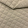 Meubelstof Gewatteerd PU Leer Diamant 5x5 - Lichtbeige