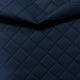 Meubelstof Gewatteerd PU Leer Diamant 5x5 - Marineblauw
