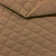 Meubelstof Gewatteerd PU Leer Diamant 5x5 - Nougat