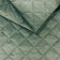 Meubelstof Gewatteerde Velours Ruit 5x5 - Mint