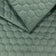 Meubelstof Gewatteerde Velours Hexagoon - Mint
