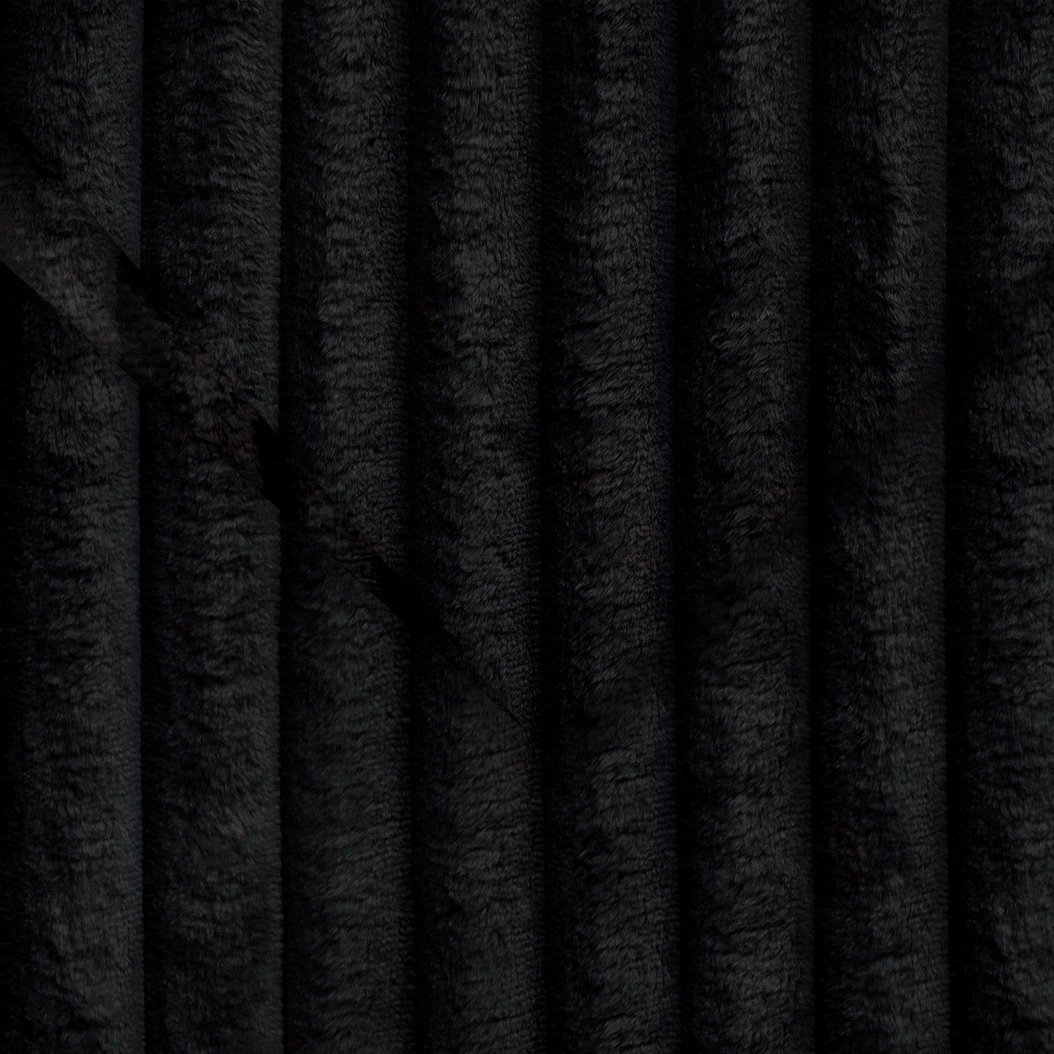 Upholstery Fabric TILIA Velour - Black