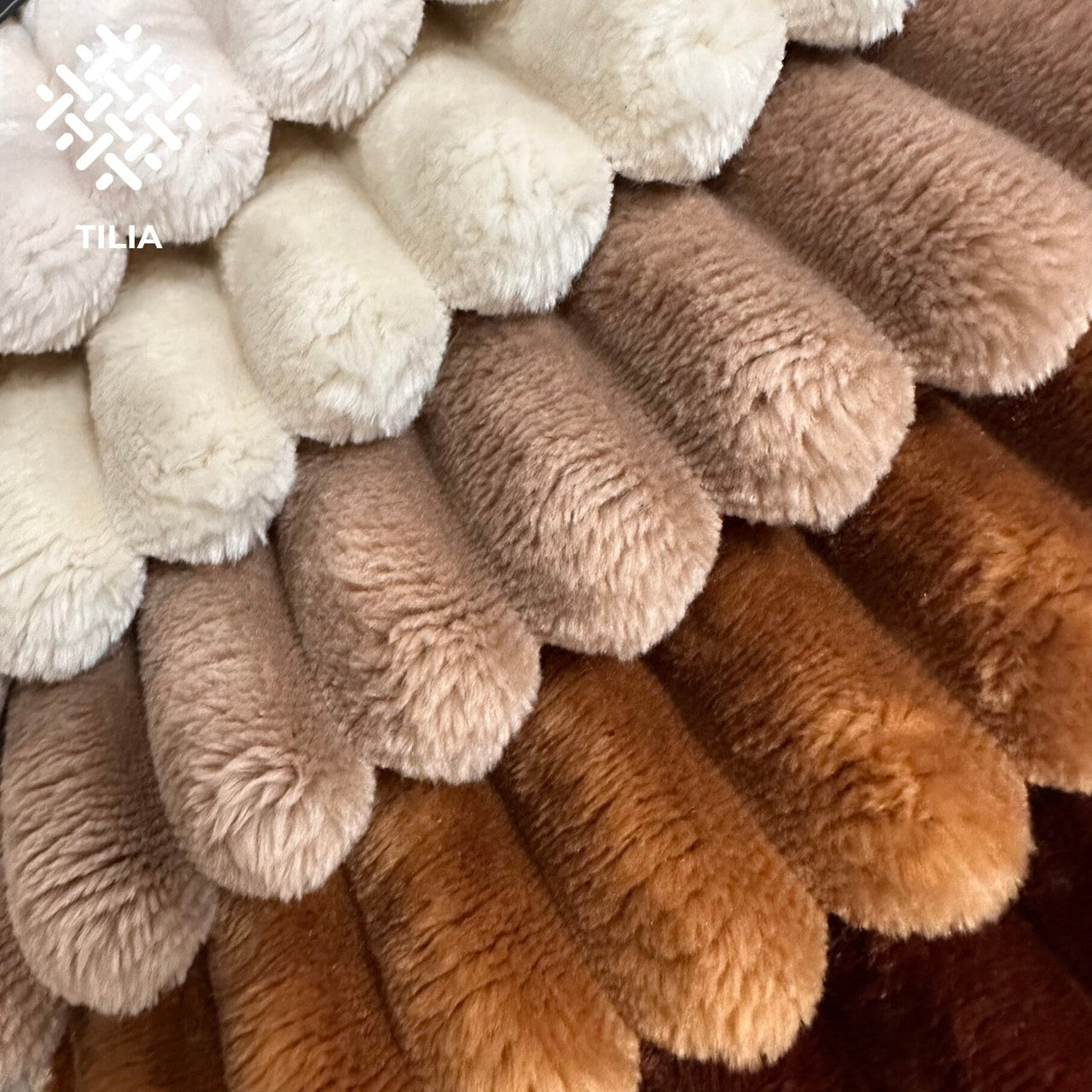 Upholstery Fabric TILIA Velour - Cappuccino