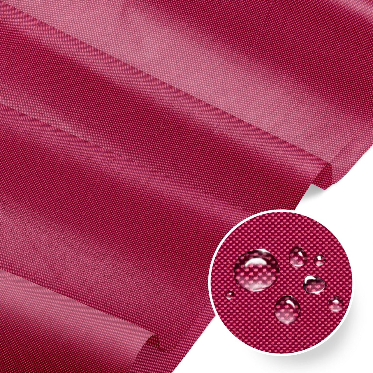 Water Resistant Fabric Oxford - Burgundy