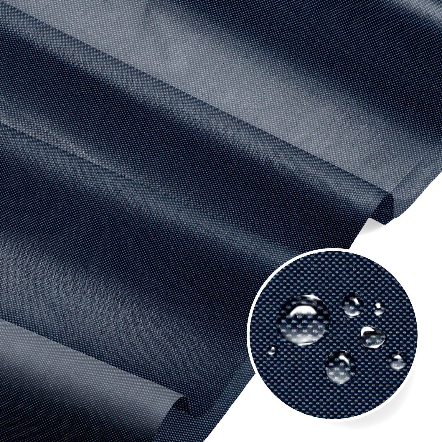 Water Resistant Fabric Oxford - Navy Blue